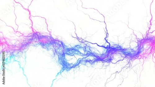 Abstract Colorful Fractal Animation Background for Visual Effects and Motion Graphics Project