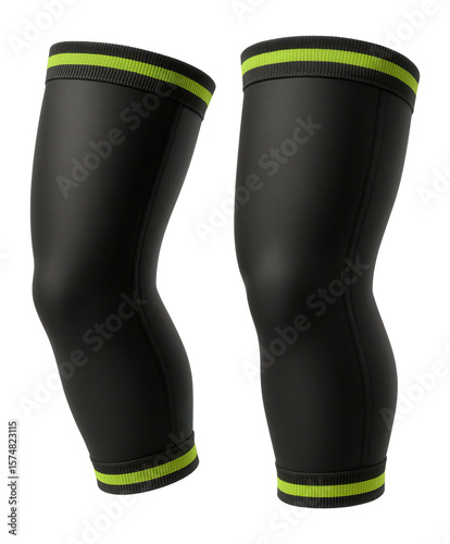 Neoprene calf sleeves with compression fit for running