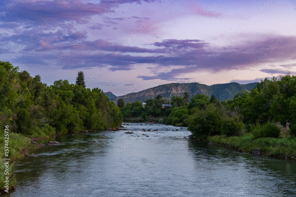 Fototapeta premium river in the mountains
