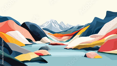 Surreal and Unsettling View of Landfills and Reservoirs