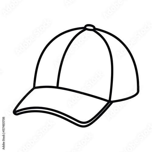 baseball cap vector illustration