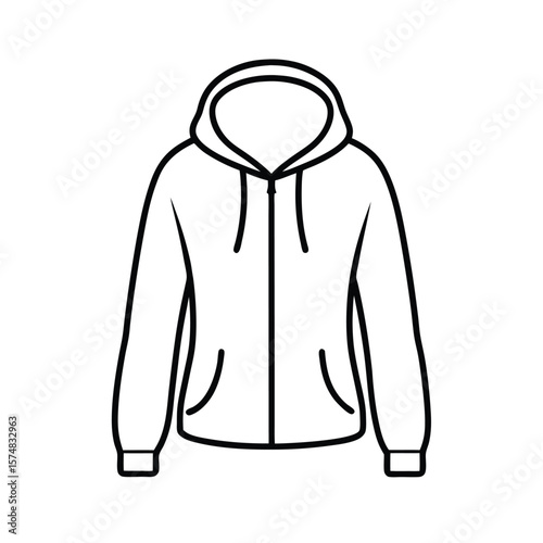vector illustration of a man with a jacket