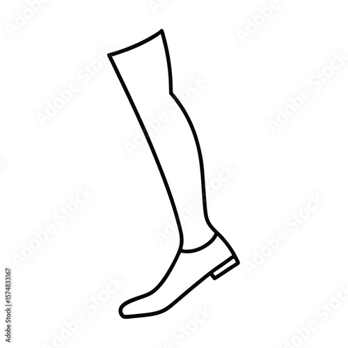 female legs in high heels