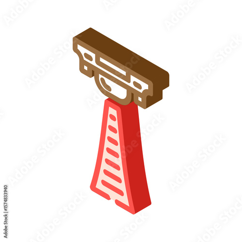 infrared sensor module isometric icon vector illustration