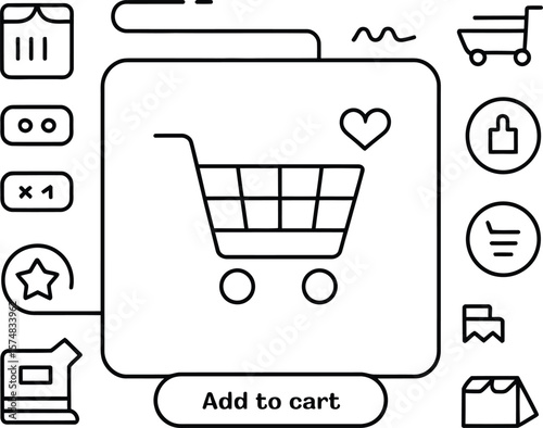 Modern E-commerce Shopping Cart Interface Design