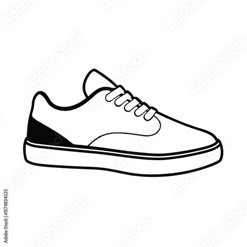 sport shoes isolated on white background