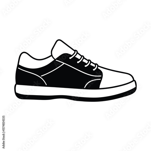 sport shoes isolated on white background