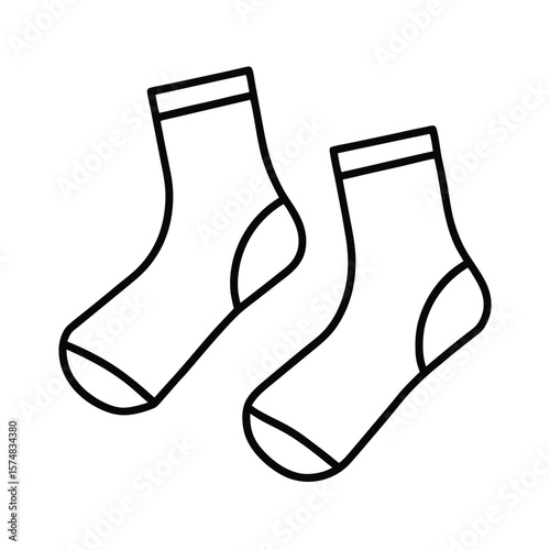 socks isolated on white background