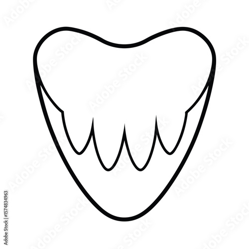 tooth icon vector illustration
