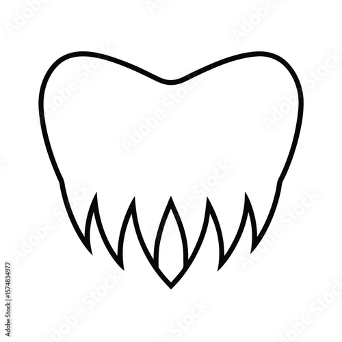 tooth icon vector illustration