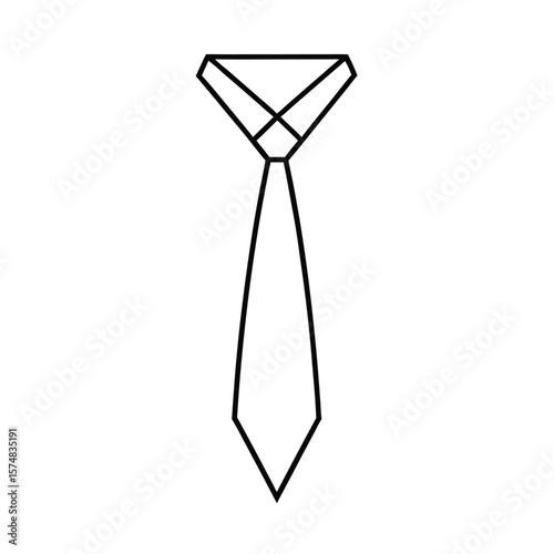 tie vector art icon