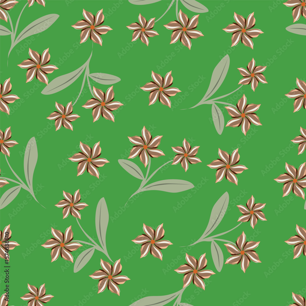 Fototapeta premium seamless floral pattern
