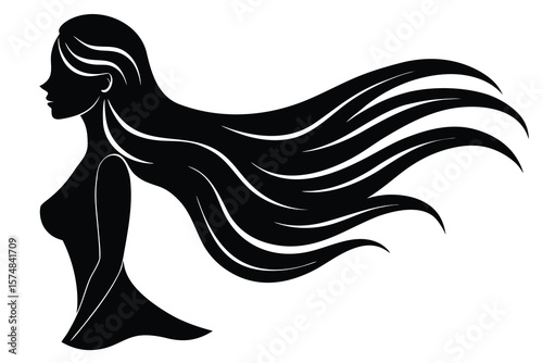 girl with long hair