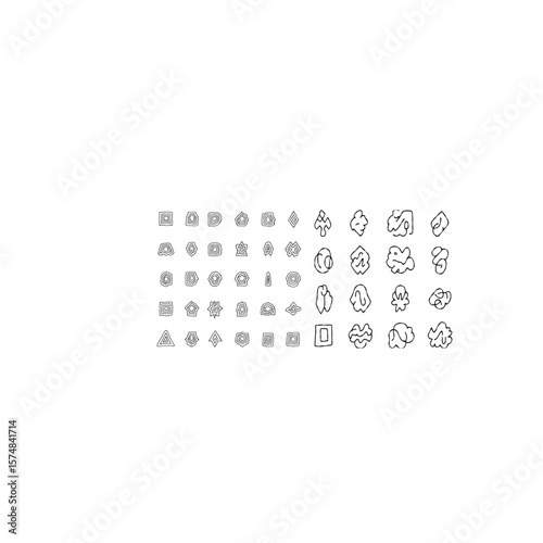 Abstract vector background with business communication internet technology computer keyboard keys and text symbols