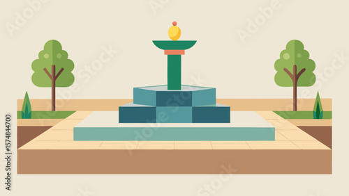 Pawn chess concept vector illustration of a lit candle in a candle holder, symbolizing success in business design