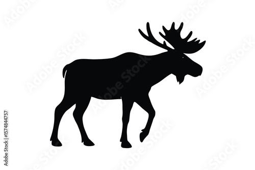deer silhouette vector