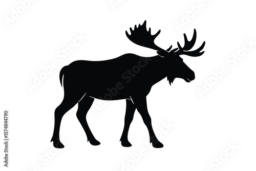 deer silhouette vector