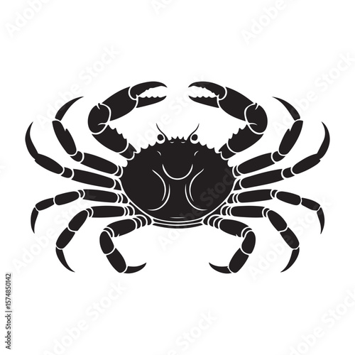crab isolated on white background