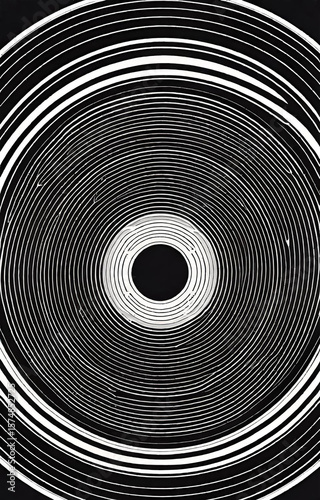 black and white tunnel