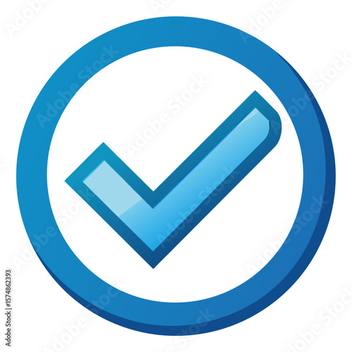 check mark isolated on white