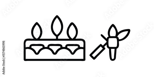 Extensive Collection of Gardening and Agriculture Line Icons Featuring Tools Plants and Equipment for Farming and Landscaping Projects on transparent background