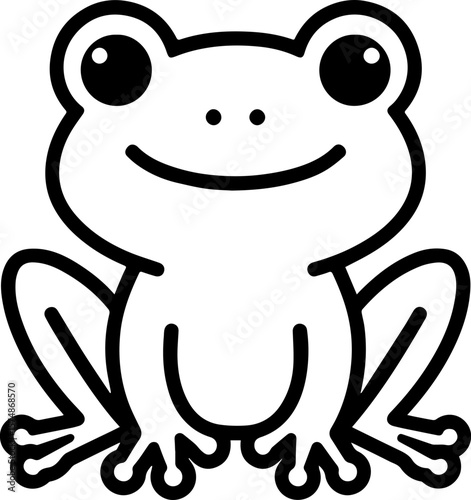 Obraz na plátně frog.Vector EPS Design