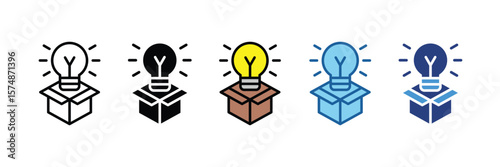 Innovate  Icon Element For Design