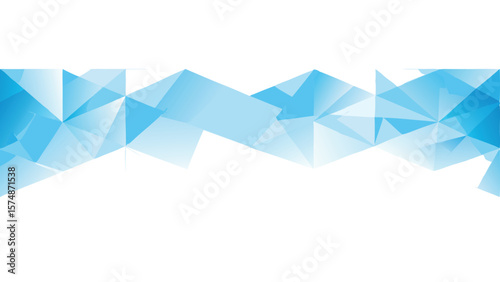 Abstract geometric background with light blue polygons arranged in a modern design style pattern
