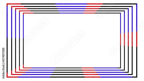Glowing Background Border Line Icon Animation  Futuristic Light Frame Edge UI Loop for Tech, HUD Display, Digital Interface, and Sci-Fi Motion Design Projects