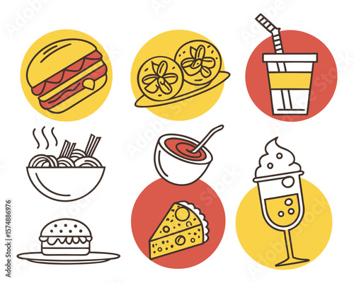 Minimalist Food & Drink Icon Pack  A AIzaSyBPluA00JHWB_yZmnGRfJjzSq9nZc_H0CA  Style Collection