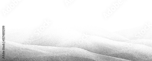 Halftone stipple mountain with brutalist retro photocopy noise, grunge punk Y2K collage style, vintage vector illustration with mound.Pointillism textured illustration.