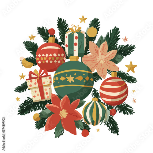 christmas light isolated