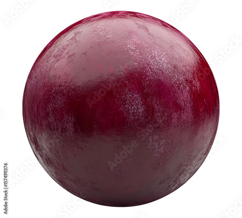 A red fruit with a rough surface