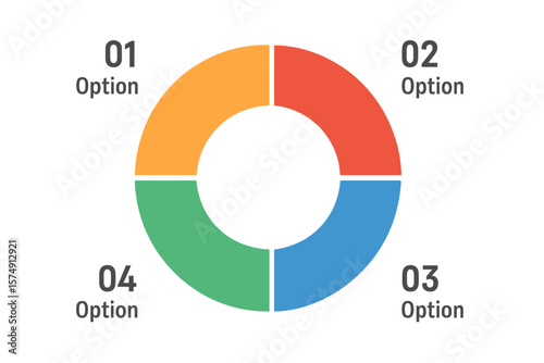 Modern templates are available for creating infographics with vector circle chart designs