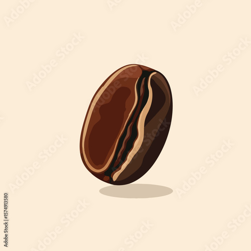 coffee beans isolated on white background