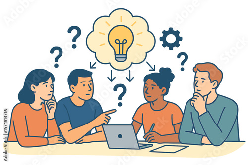 The research and development department focuses on brainstorming, team thinking, and problem-solving