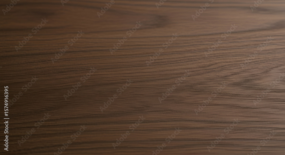 Fototapeta premium Minimal dark brown wood texture, clean surface, evenly lit, natural and subtle pattern