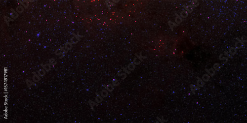 stars in the night sky with milky way