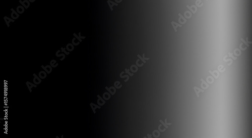 Gradient background in shades of gray with smooth transitions for abstract designs