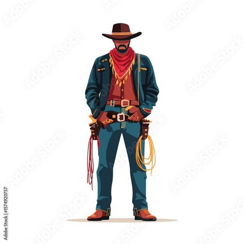 cowboy isolated