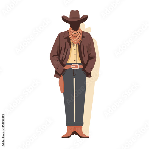 cowboy isolated