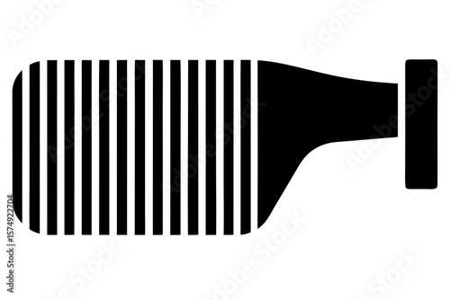 Modern radiator heater equipment appliance silhouette vector illustration