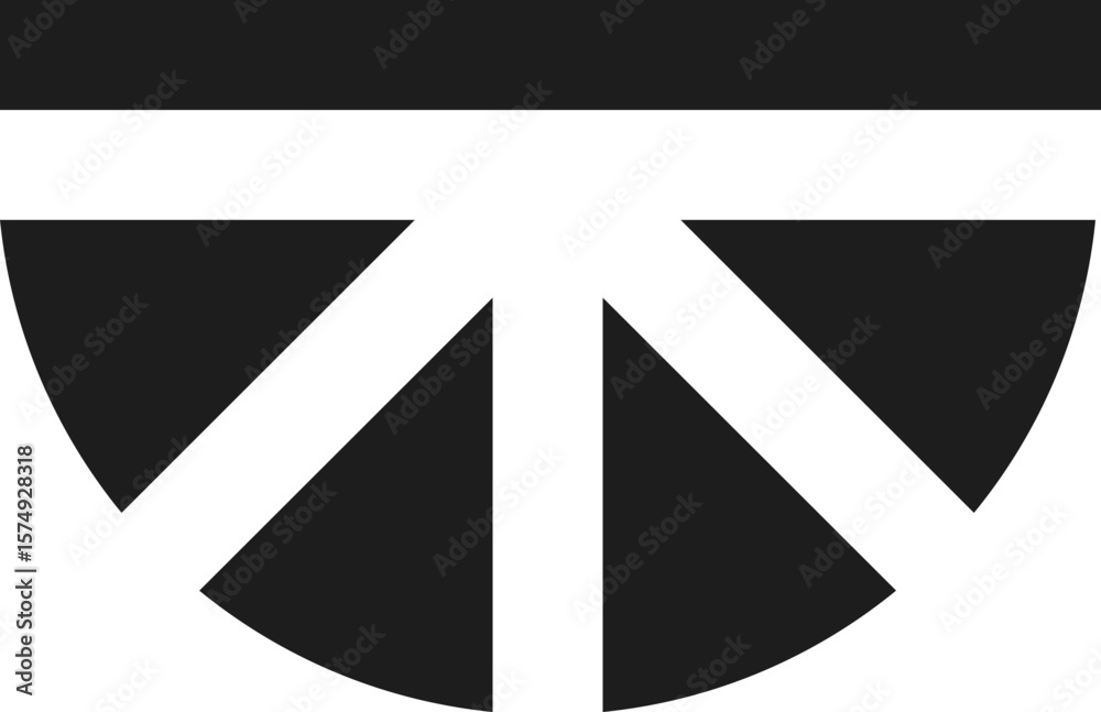 abstract shape black form. PNG. Asset. Figura geométrica abstracta en vector