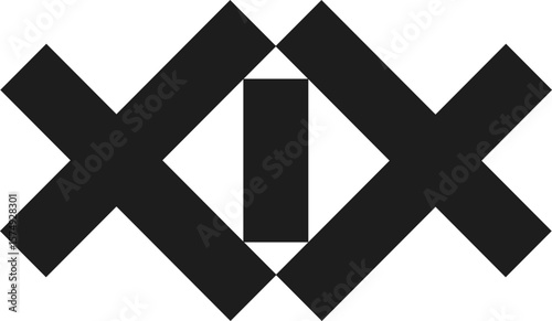 abstract shape black form. PNG. Asset. Figura geométrica abstracta en vector