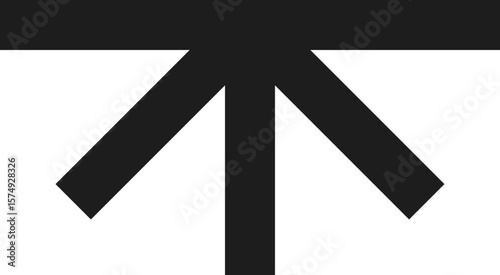 abstract shape black form. PNG. Asset. Figura geométrica abstracta en vector
