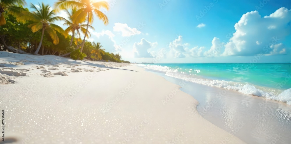 custom made wallpaper toronto digitalSoft, white sand of Miami Beach glistening under the bright Florida sun Perfect texture for background or travel imagery Ideal for summer, vacation, and tropical themes , sun, bright