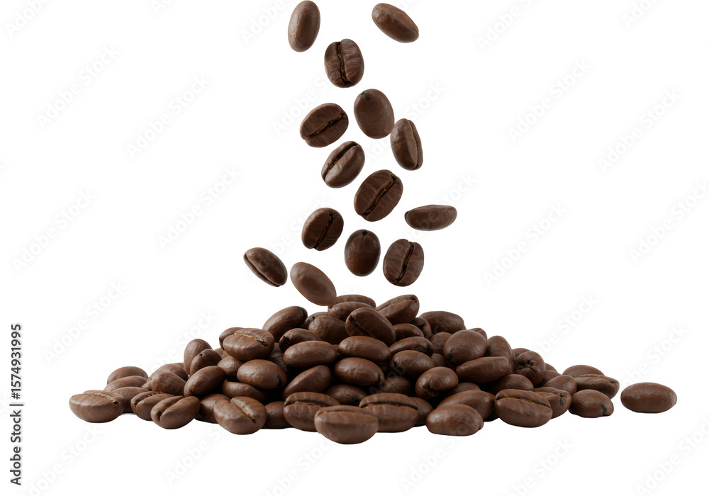 Obraz premium coffee beans isolated