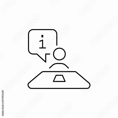 boss information icon sign vector