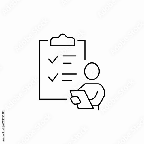 clipboard check control checkmarks icon sign vector