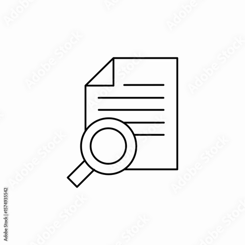 search file icon sign vector